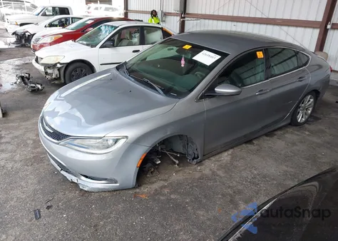 2015 Chrysler 200 Limited z USA, uszkodzony, nr VIN 1C3CCCAB1FN530077